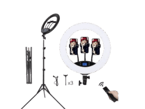 18 Inch Selfie Ring Light With 2.1M Tripod Stand