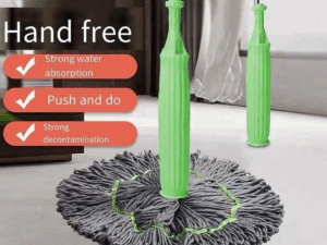 2 in 1 Self Wringing Microfiber Twist Mop