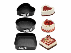 Non-Stick Baking Cake Tins (3 pcs)