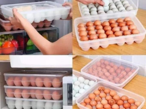 Egg Storage Container With A Lid
