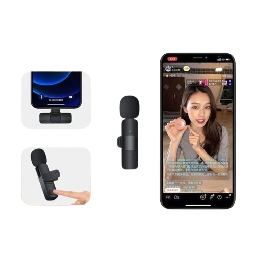 Single Wireless Clip-On Lavalier