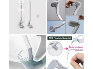 Silicone Bristle Toilet Brush