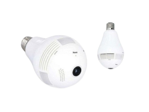 Nanny Camera Light Bulb with 360° Panoramic View