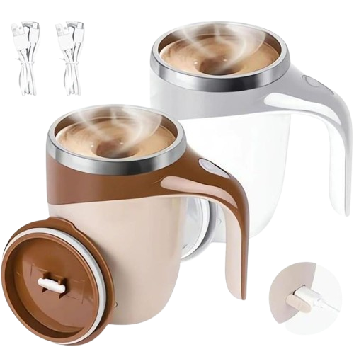 Stainless Steel Magnetic Stirring Cup (AAA Battery Powered 380ml)