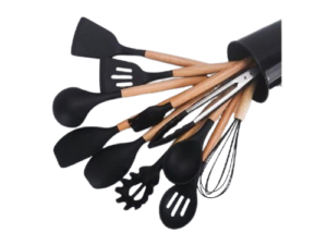 Silicone Non Stick Cooking Spoon Set (12pc)