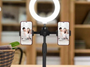 Ring light With Adjustable Tripod And Holder (6 inch)