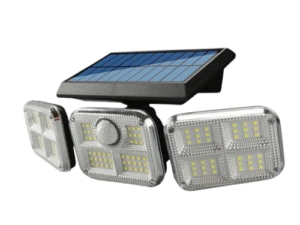 Solar Light 3 head wall bright lamp