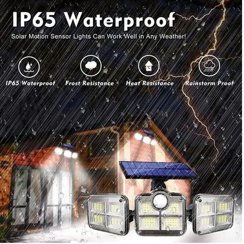 Solar Light 3 head wall bright lamp - Image 2