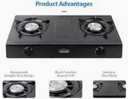 Ailyons 2 Burner Cooker Gas Stove - Image 2
